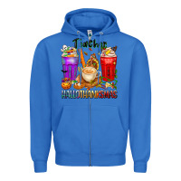 True Royal hallothanksmas teacher Zipper Hoodie - texasbilliewilder
