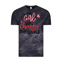 Cloud Black this girl will change the world Vintage Tee - MaliasSmallBusiness