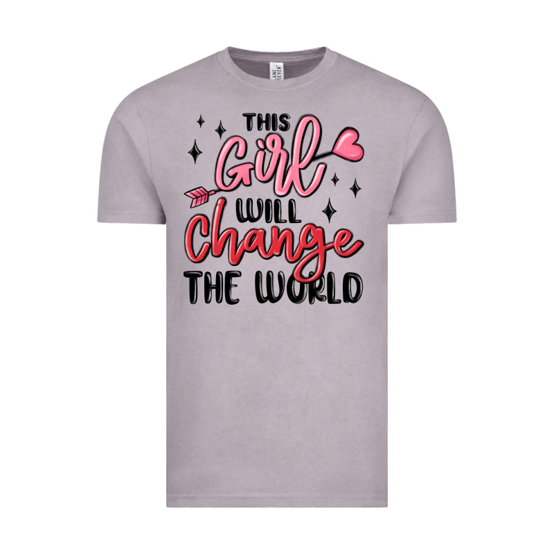This Girl Will Change The World Vintage Tee by MaliasSmallBusiness | Teevron