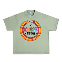 Oil Green kinder crew Urban Heavy Tee - MaliasSmallBusiness