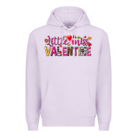 Lilac Little miss Valentine Premium Hoodie - HowdyJamesFarm