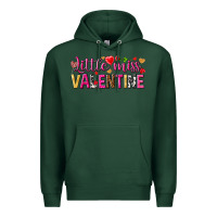 Sports Green Little miss Valentine Premium Hoodie - HowdyJamesFarm