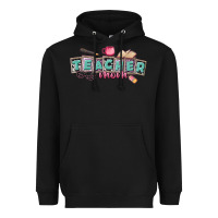 Black teacher mom Heavyweight Hoodie - CowGirlArtShop