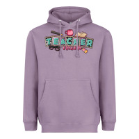 Lavender teacher mom Heavyweight Hoodie - CowGirlArtShop