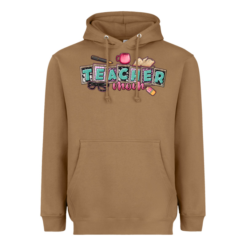 Teacher Mom Heavyweight Hoodie by CowGirlArtShop | Teevron