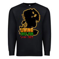 Black Living free-ish since 1865 Premium Sweatshirt - HowdyJamesFarm