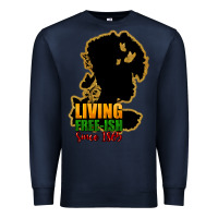 Navy Living free-ish since 1865 Premium Sweatshirt - HowdyJamesFarm