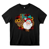 Black santa texas map Heavy Core Tee - JahusDesignShop