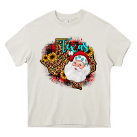 Cream santa texas map Heavy Core Tee - JahusDesignShop