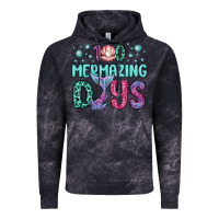 Cloud Black 100 mermazing days Vintage Hoodie - MaliasSmallBusiness