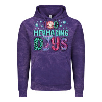 Cloud Purple 100 mermazing days Vintage Hoodie - MaliasSmallBusiness