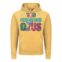 Vintage Mustard 100 mermazing days Vintage Hoodie - MaliasSmallBusiness