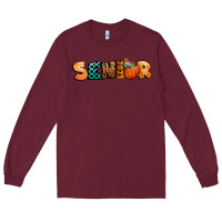 Burgundy fall senior 2023 Long Sleeve Tee - BundleAndBundleShop