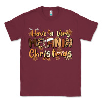 Burgundy have a very melanin christmas Classic Tee - MaliasSmallBusiness