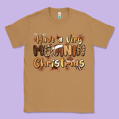 Have A Very Melanin Christmas Classic Tee Designed By Maliassmallbusiness