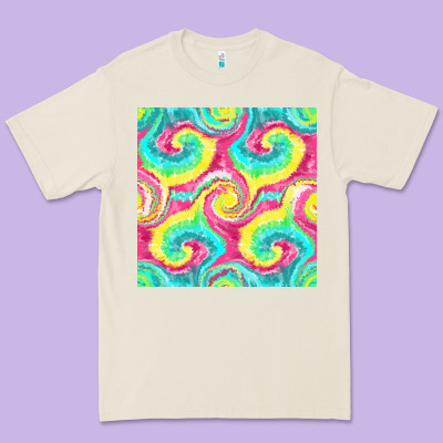 Tie Dye Seamless Pattern Premium Tee Designed By Bundleandbundleshop