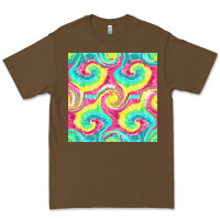 Cacao Tie Dye Seamless Pattern Premium Tee - BundleAndBundleShop