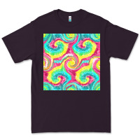 Plum Tie Dye Seamless Pattern Premium Tee - BundleAndBundleShop