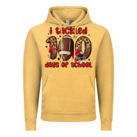 Vintage Mustard i tackled 100 days of school Vintage Hoodie - MaliasSmallBusiness