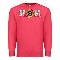 Cardinal Tie dye sunflower Mom Mother's Day Premium Sweatshirt - HowdyJamesFarm