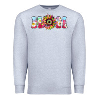 Heather Grey Tie dye sunflower Mom Mother's Day Premium Sweatshirt - HowdyJamesFarm