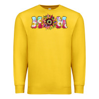Lemon Tie dye sunflower Mom Mother's Day Premium Sweatshirt - HowdyJamesFarm