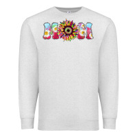 Oatmeal Heather Tie dye sunflower Mom Mother's Day Premium Sweatshirt - HowdyJamesFarm