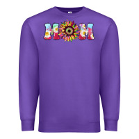 Tie Dye Sunflower Mom Mother's Day Premium Sweatshirt | Teevron