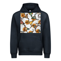 Navy native american aztec seamless pattern 7 Urban Hoodie - BundleAndBundleShop