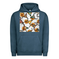 Pigment Midnight Navy native american aztec seamless pattern 7 Urban Hoodie - BundleAndBundleShop