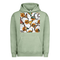 Pigment Oil Green native american aztec seamless pattern 7 Urban Hoodie - BundleAndBundleShop