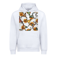 White native american aztec seamless pattern 7 Urban Hoodie - BundleAndBundleShop