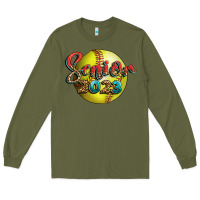 Army Green softball senior 2023 Long Sleeve Tee - BundleAndBundleShop