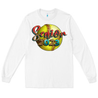 White softball senior 2023 Long Sleeve Tee - BundleAndBundleShop