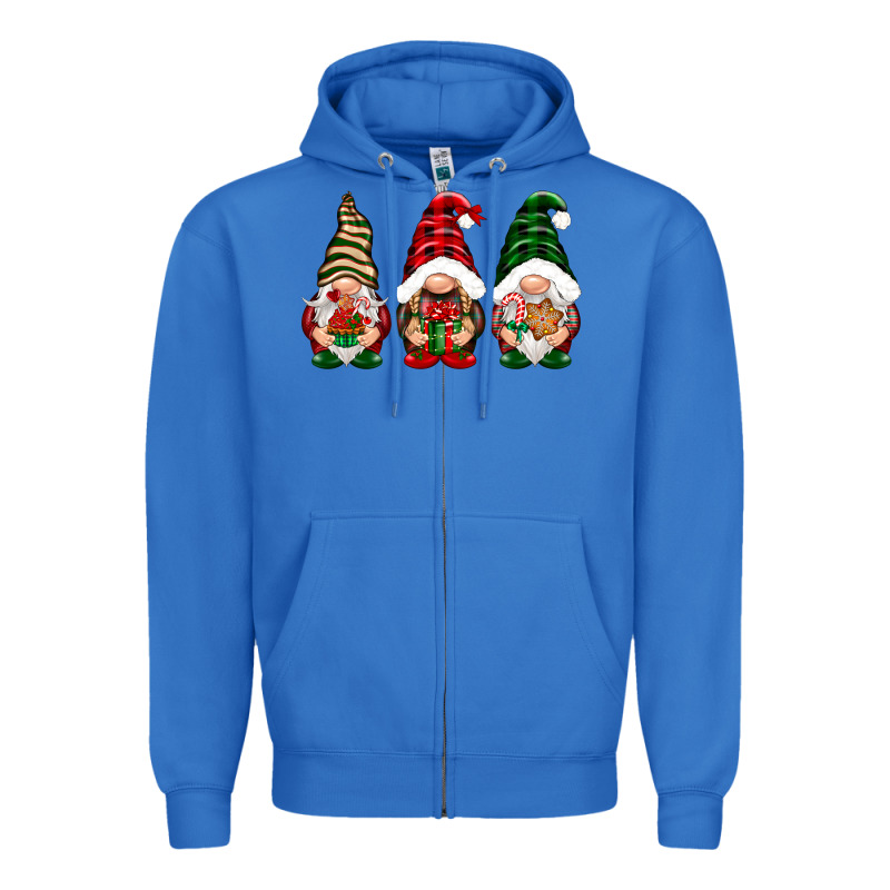 Christmas Gnomes Zipper Hoodie by NancyCooperArtShop | Teevron