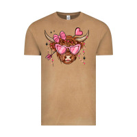 Vintage Camel valentines day long haired cow Vintage Tee - MaliasSmallBusiness