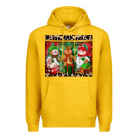 Lemon christmas snowman polar bear reindeer Premium Hoodie - CowGirlArtShop
