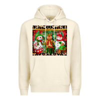Sandshell christmas snowman polar bear reindeer Premium Hoodie - CowGirlArtShop