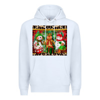 White christmas snowman polar bear reindeer Premium Hoodie - CowGirlArtShop