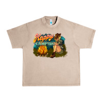 French Oak happy camping Urban Heavy Tee - NancyCooperArtShop