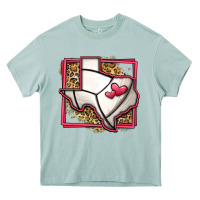 Arona leopard volleyball texas map Heavy Core Tee - Jasminsmagicworld