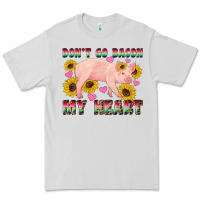 Dove Grey western don't go bacon my heart pig Premium Tee - Artiststas