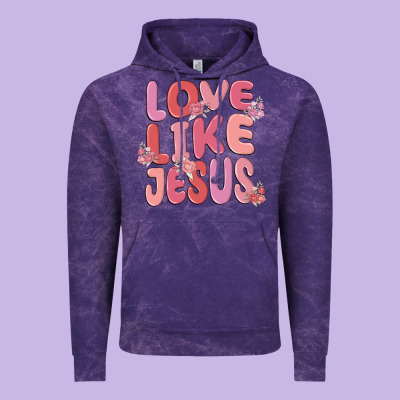 Love Like Jesus Vintage Hoodie Designed By Maliassmallbusiness