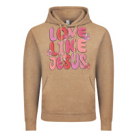 Vintage Coffee love like jesus Vintage Hoodie - MaliasSmallBusiness