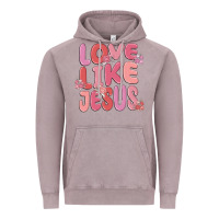 Vintage Zinc love like jesus Vintage Hoodie - MaliasSmallBusiness