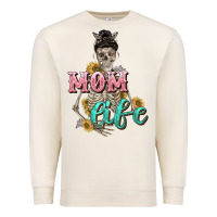 Sandshell Mom life with skull Mother's Day Premium Sweatshirt - CowGirlArtShop