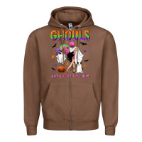 Chestnut Ghouls just wanna have fun Zipper Hoodie - NancyCooperArtShop
