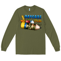 Army Green daycare dude Long Sleeve Tee - BundleAndBundleShop