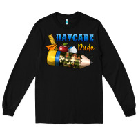 Black daycare dude Long Sleeve Tee - BundleAndBundleShop