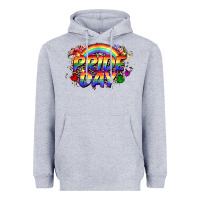 Heather Grey Pride day Heavyweight Hoodie - CowGirlArtShop